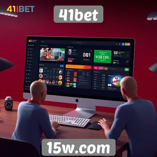 Exploração das funcionalidades do site 41bet