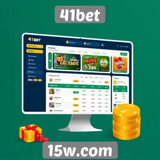 Interface do usuário do 41bet é intuitiva e acessível
